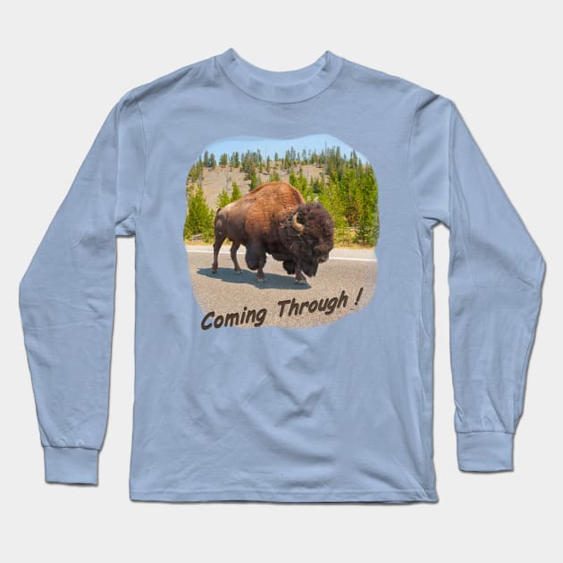 Buffalo Long Sleeve T-Shirt by TouchingLight